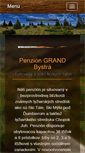 Mobile Screenshot of penziongrand-bystra.sk